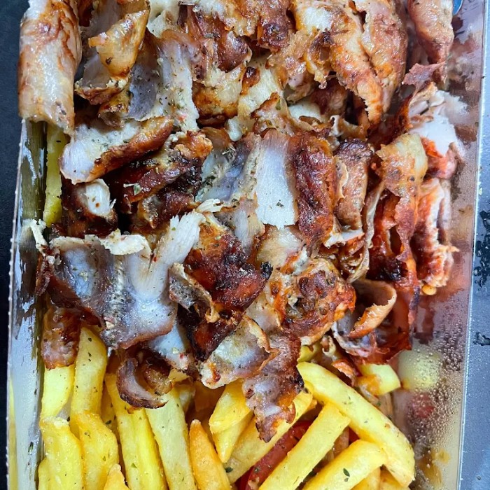 Artisan Greek Kitchen Doner Kebab with Fries in Livingston
