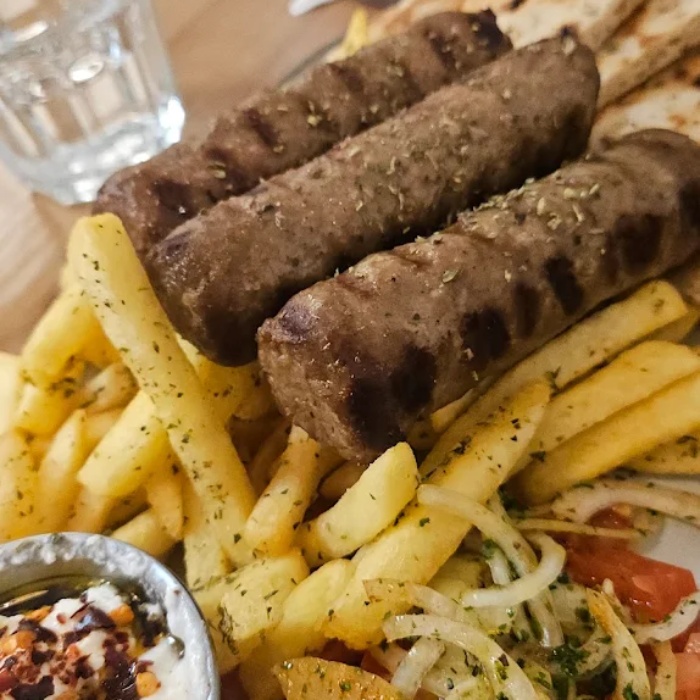 Artisan Greek Kitchen Kebab and Fries in Livingston 